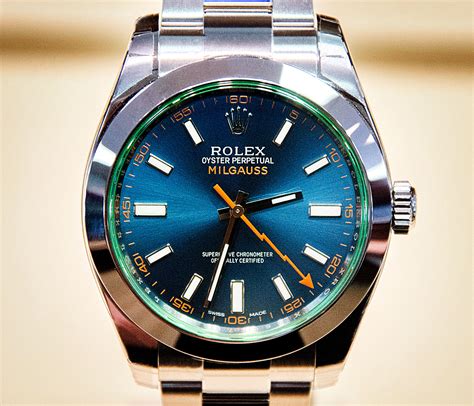 rolex claus|Rolex milgauss blue.